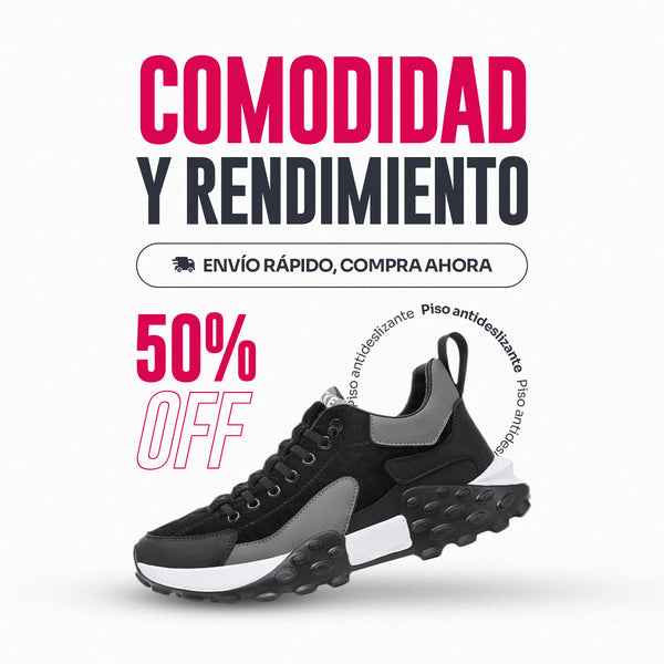 Zapatillas Ortopédicas Max Control 50% Off