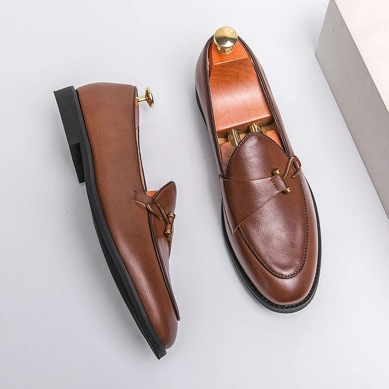 Mocasines de Cuero Genuino Veneto para Hombre Elegantes