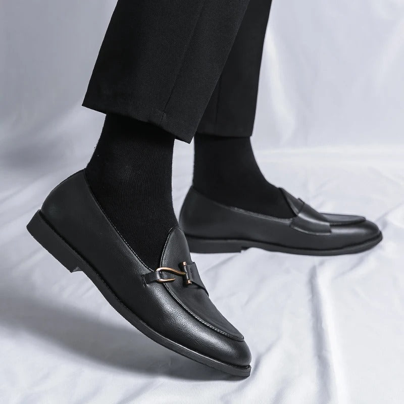 Mocasines de Cuero Genuino Veneto para Hombre Elegantes