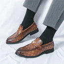 Zapatos de Loafer de Cuero Genuino para Hombre Fashion, Elegantes y Cómodos