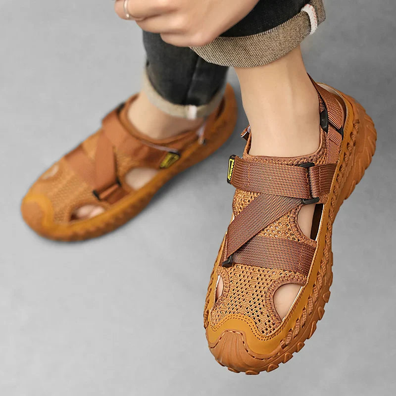 Sandalias Dewey Marron