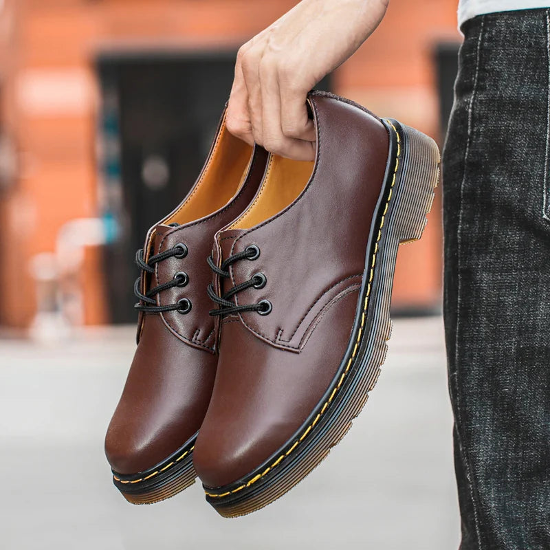 Oxfords de Cuero Genuino Alvarez para Hombre - Estilo Clásico
