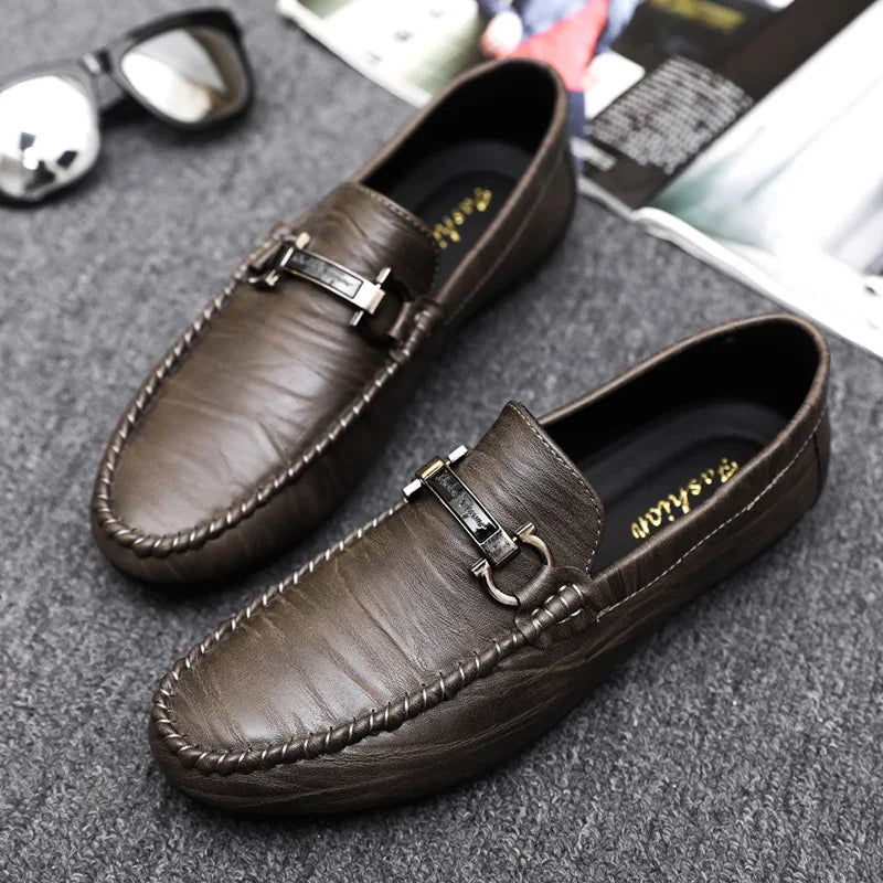 Mocasines de Cuero Premium para Hombres Elegantes