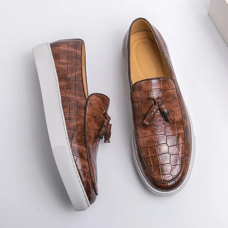 Zapatos de loafers Passero marrones