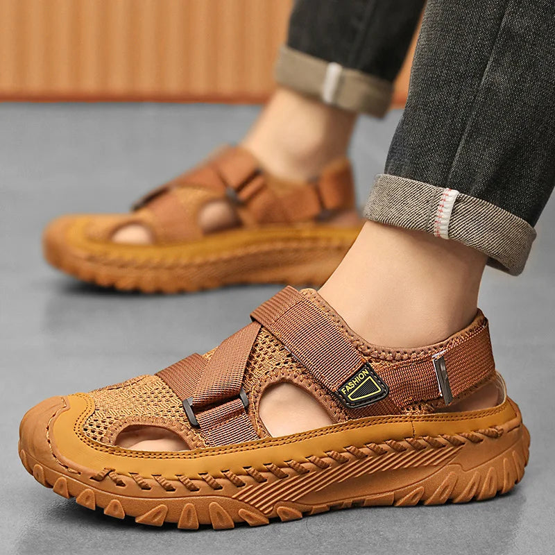 Sandalias Dewey Marron