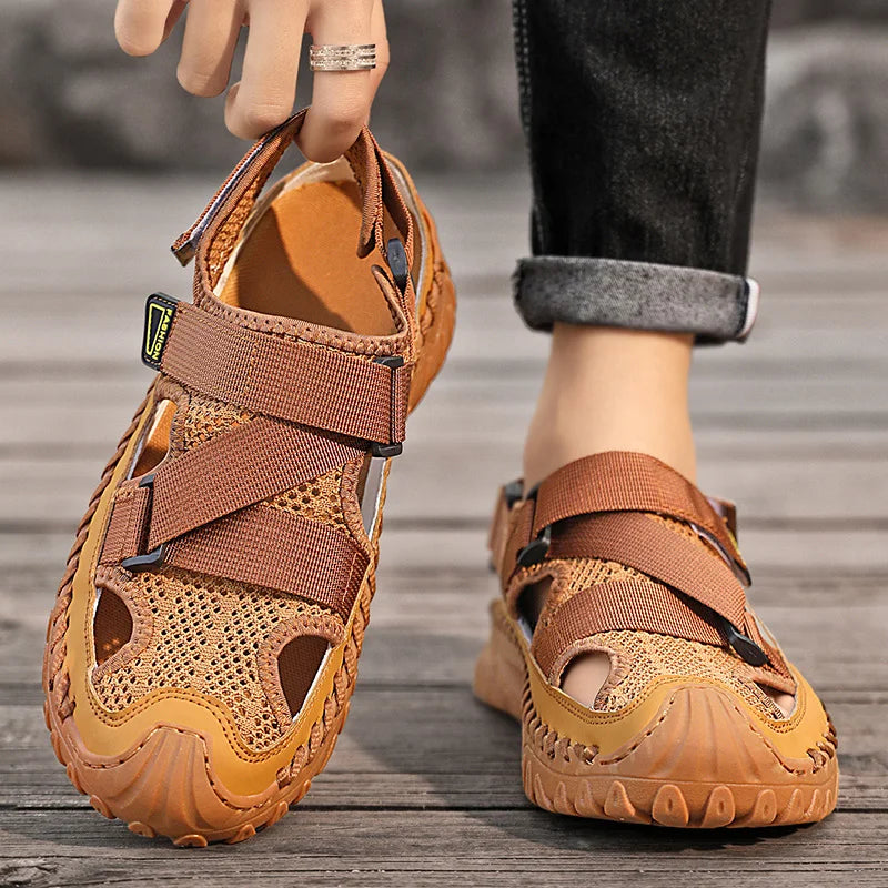 Sandalias Dewey Marron