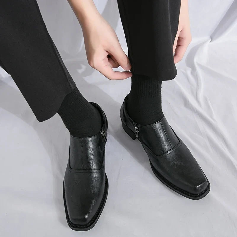 Elegantes Mocasines de Cuero Genuino para Hombres