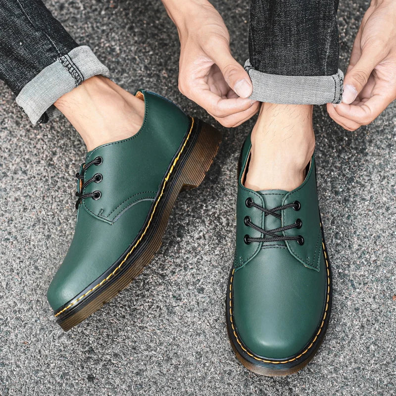 Oxfords de Cuero Genuino Alvarez para Hombre - Estilo Clásico