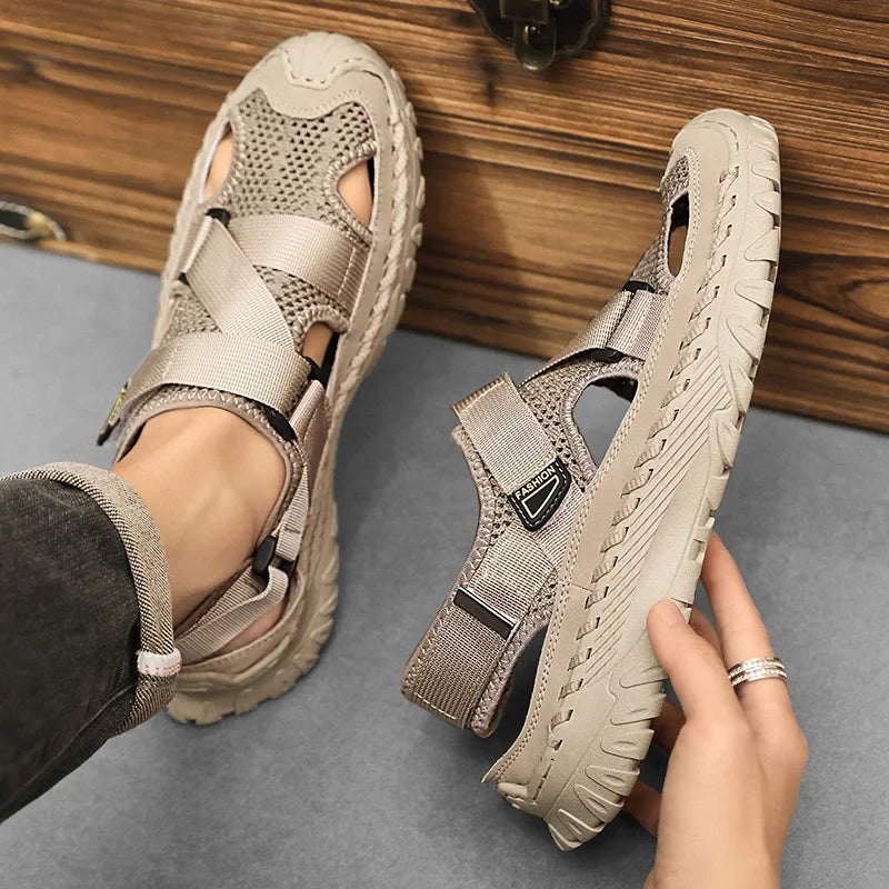 Sandalias Dewey Marron