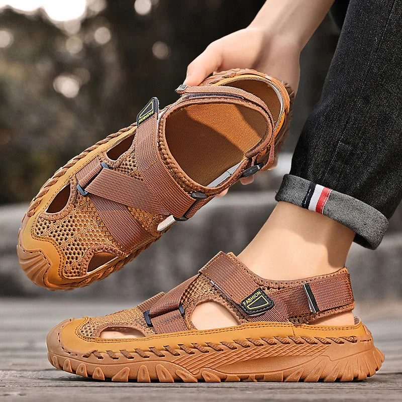 Sandalias Dewey Marron