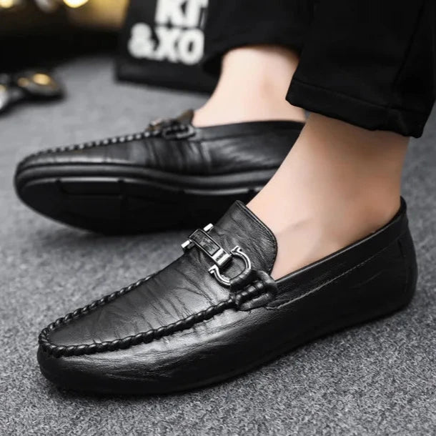 Mocasines de Cuero Premium para Hombres Elegantes