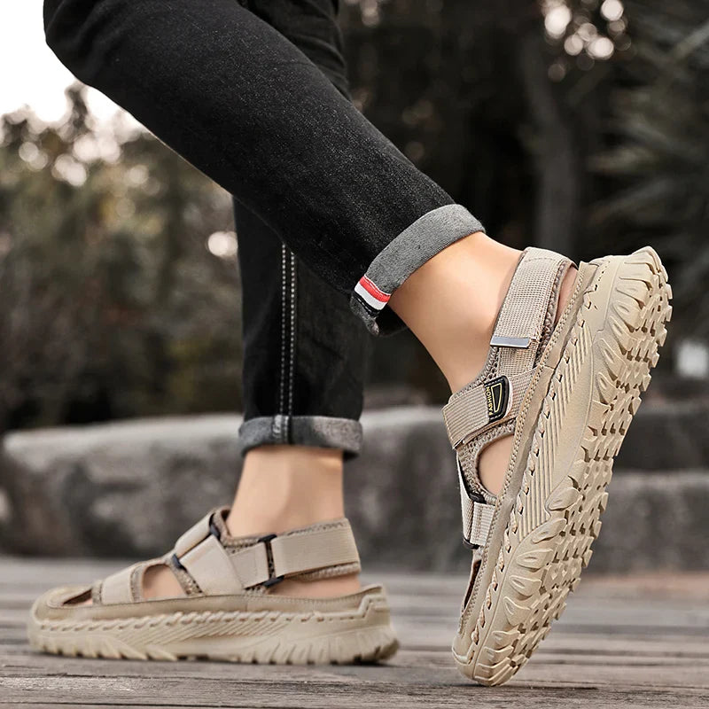 Sandalias Dewey Marron