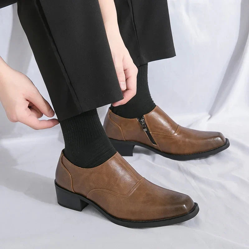 Elegantes Mocasines de Cuero Genuino para Hombres