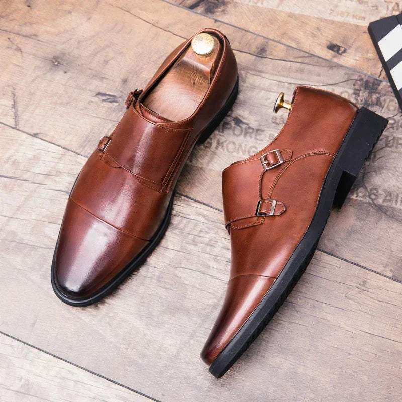 Zapatos de Cuero Genuino Elegantes para Hombre