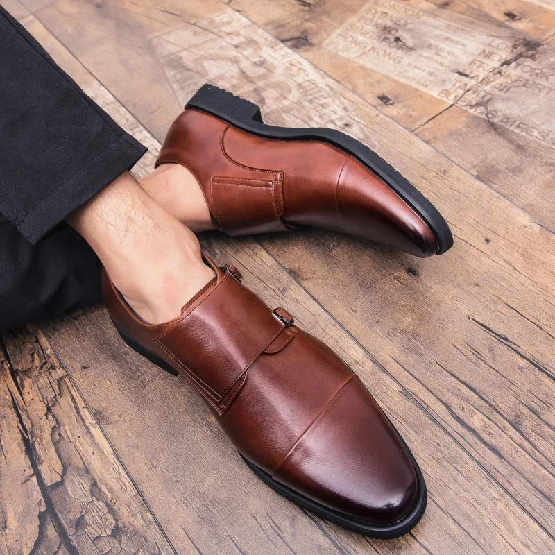 Zapatos de Cuero Genuino Elegantes para Hombre