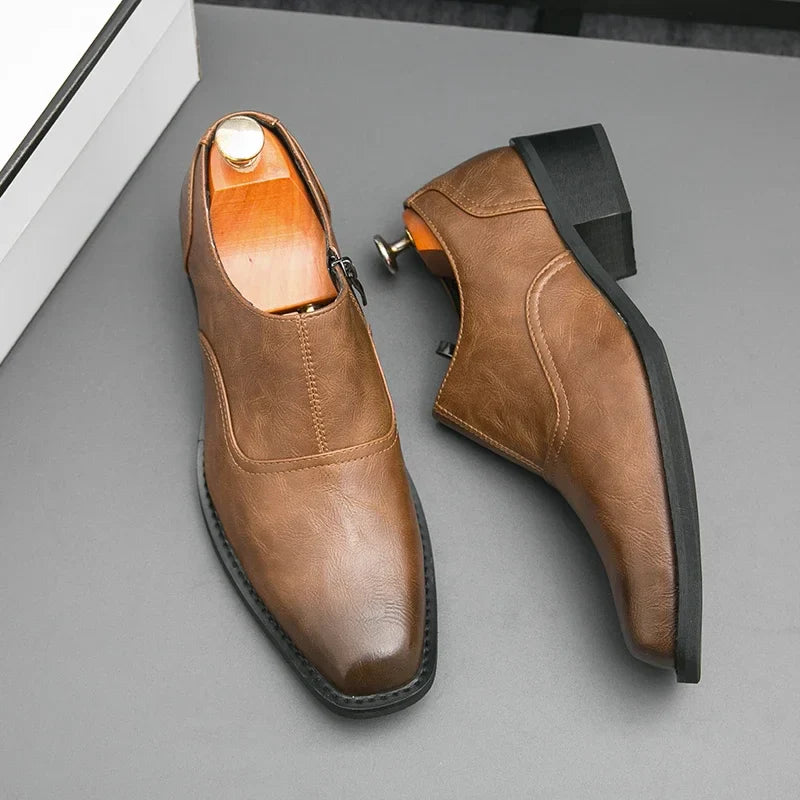 Elegantes Mocasines de Cuero Genuino para Hombres
