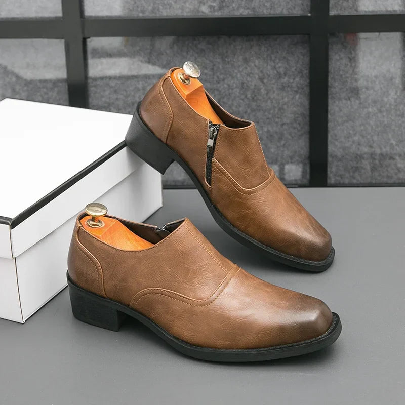 Elegantes Mocasines de Cuero Genuino para Hombres