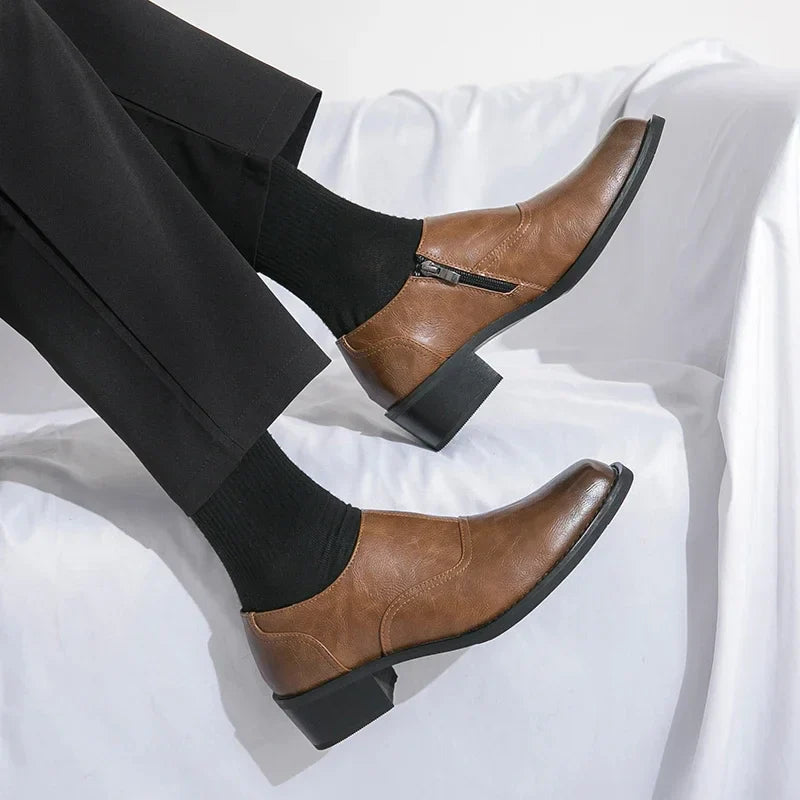 Elegantes Mocasines de Cuero Genuino para Hombres