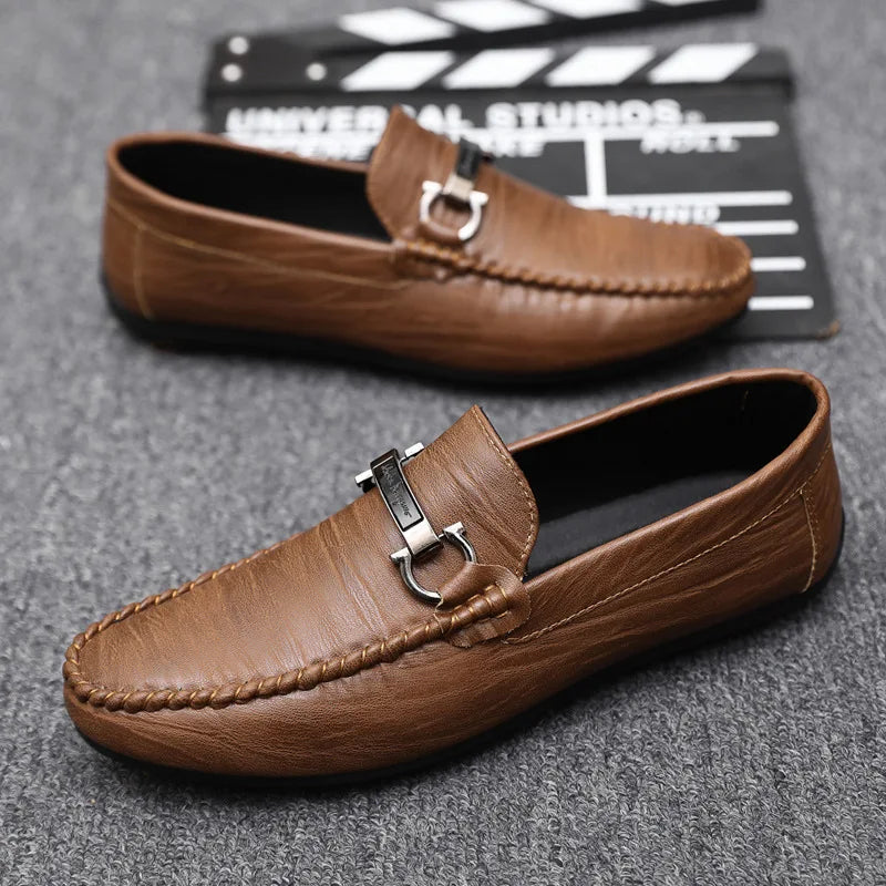 Mocasines de Cuero Premium para Hombres Elegantes