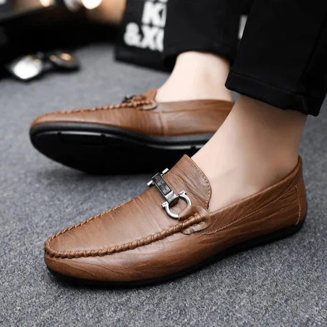 Mocasines de Cuero Premium para Hombres Elegantes